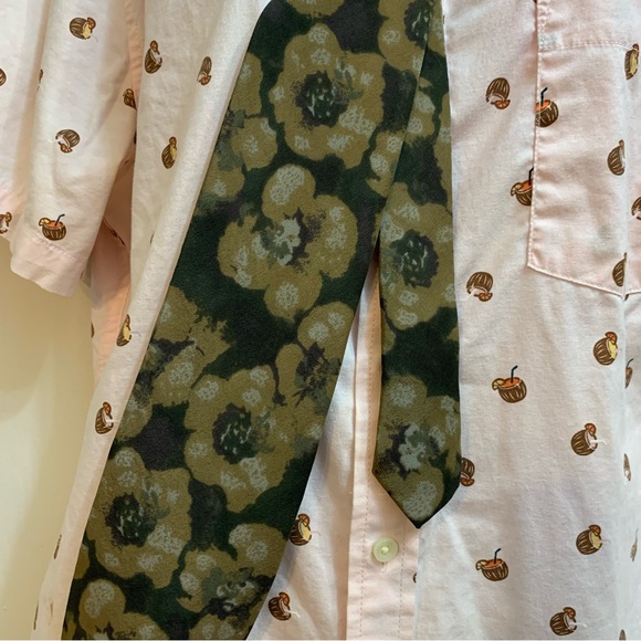 Silk Hunting Horn Floral Tie - Picture 2 of 4